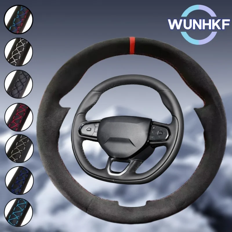 

Custom Car Steering Wheel Braid Cover 100% Fit For LYNK&CO 03 05 06 08 09 01 02 2022 2023 2024 Car Products Steering Wrap