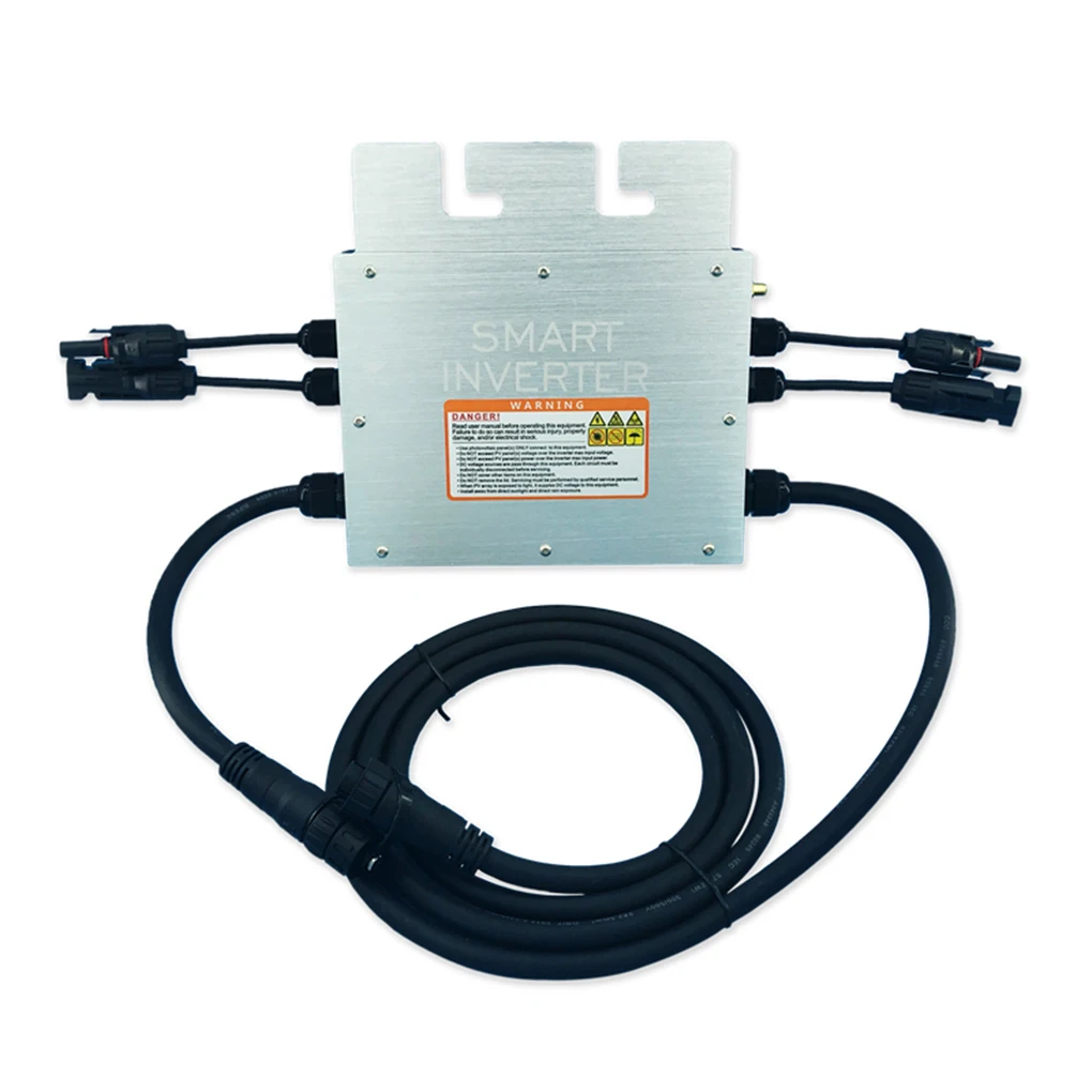600/1000MD Grid Tie Micro Inverter Smart App MPPT IP65 Waterproof Pure Sine Wave for Home Solar PV System DC20V-60V 110V 220V AC