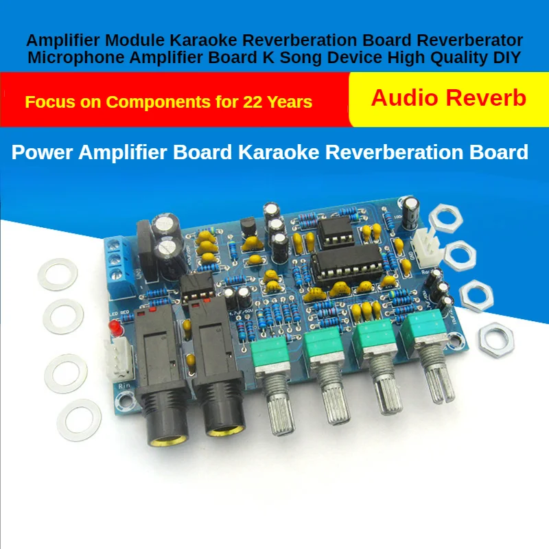 Amplifier Module Karaoke Reverberation Board Reverberator Microphone Amplifier Board K Song Device High Quality DIY