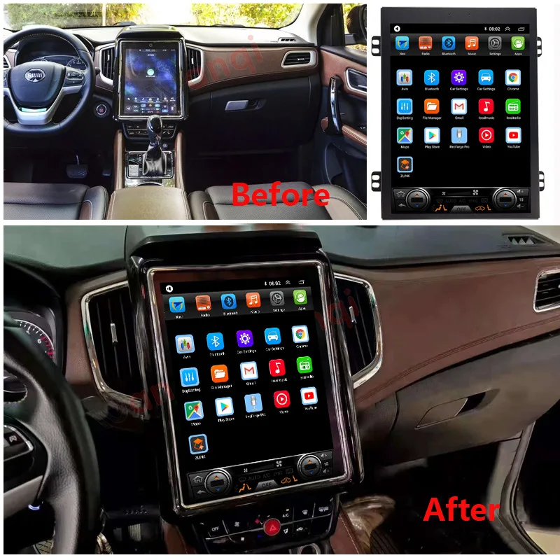 12.1Inch Android Car Navigation for SWM X7 2016-2020，Smart Car Navigation upgrade，Plug and Play, GPS Multimedia Player