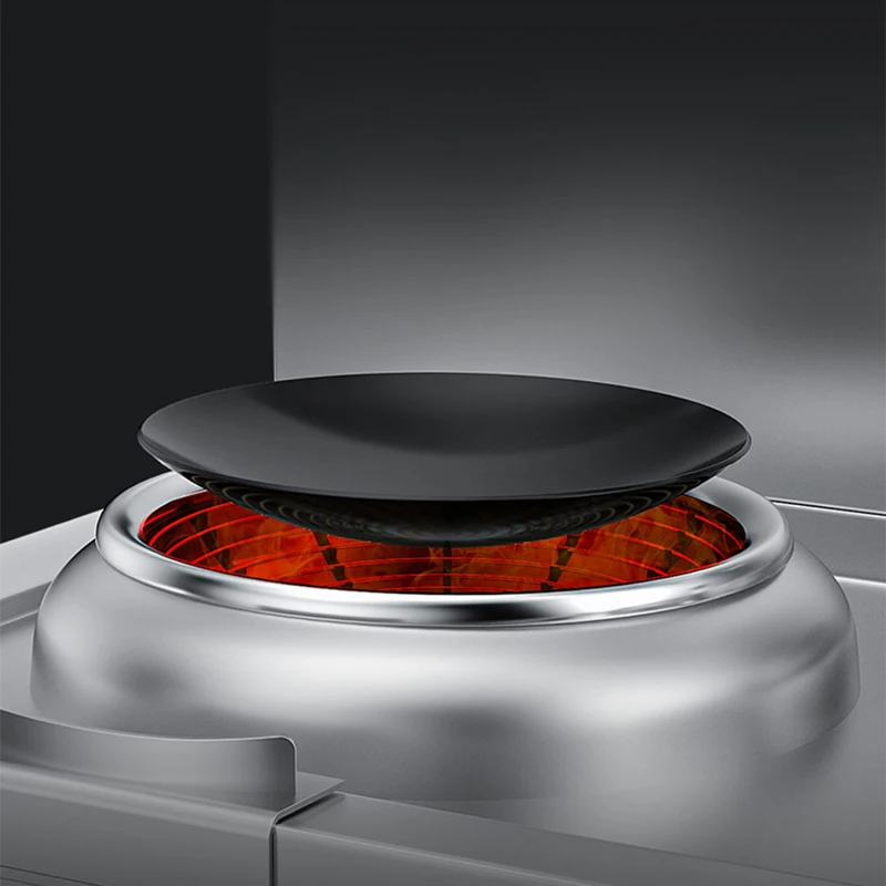 Commercial High Power Induction Cooker Double Head Electric Frying Pan for Restaurant Concave Stir Fry Pan Kitchen Equipment