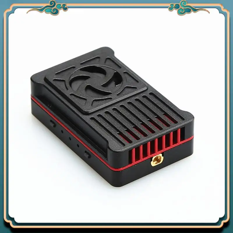 (جديد) - 5.8G 4W VTX 56CH جهاز إرسال فيديو FPV عالي الطاقة MMCX مع غلاف CNC لطائرات بدون طيار RC FPV طويلة المدى ذات الأجنحة الثابتة