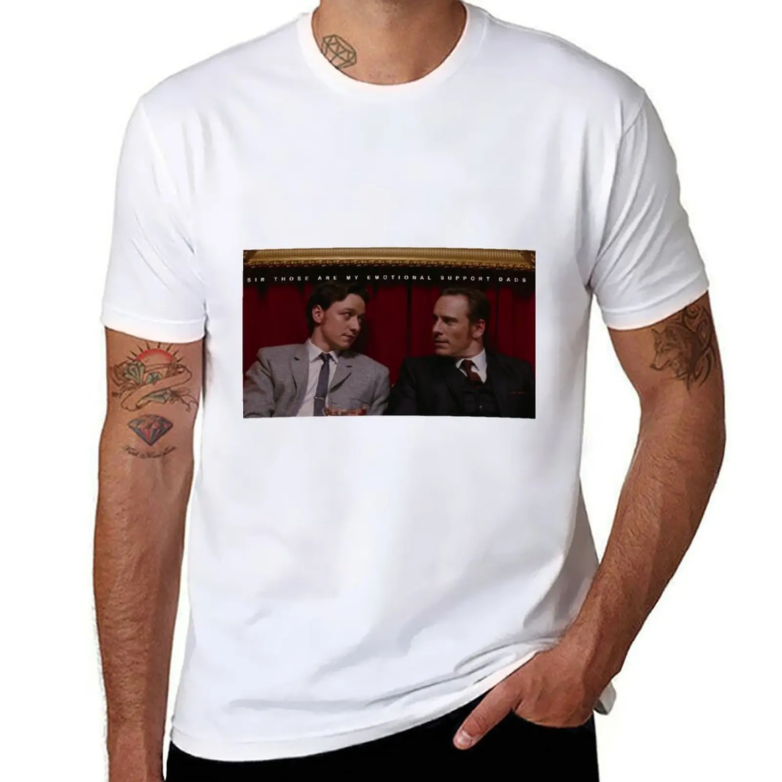 

sir those are my emotional support dads T-Shirt hippie clothes graphic t shirts topping anime stuff t shirts for men