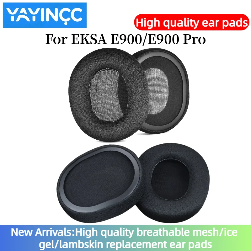 

YAYINCC 1 Pair Replacement memory foam Ear Pads Pillow Cushion Cover For EKSA E900/E900 Pro Headset