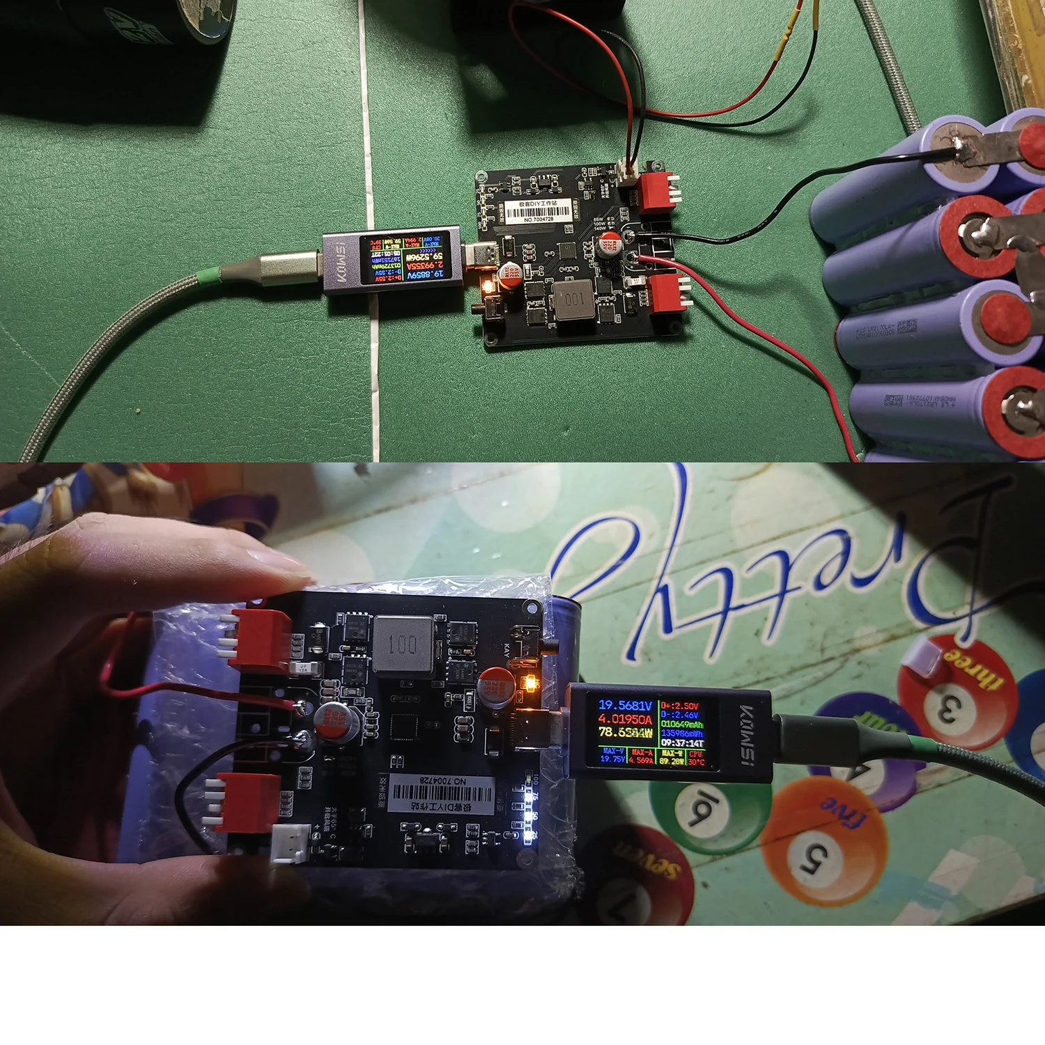 PD3.1 140W Dwukierunkowe szybkie ładowanie IP2366 2S 3S 4S 5S 6S Bateria litowa Szybkie ładowanie Li-ion Lifepo4 BMS Ladowarka TYPE-C USB — zdjęcie 7