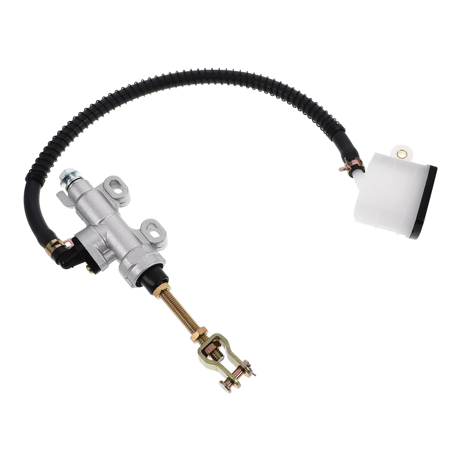 

Rear Brake Master Cylinder Hydraulic Foot Pump Oil Cup Integrated Design for Offroad Motorcycles Atvs Replacement