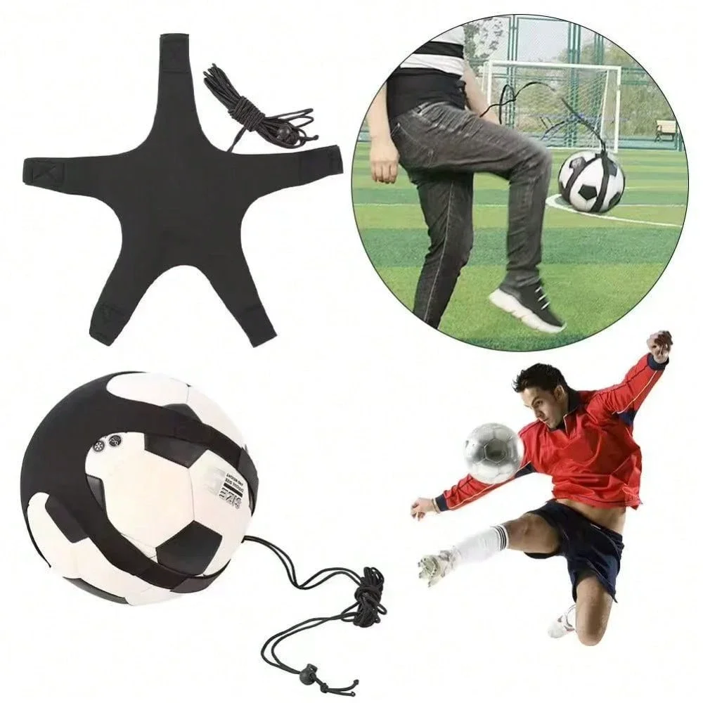 1pc Football Training Belt Soccer Ball Kicking Belt For Adult Football Trainer Mat Football Training Equipment