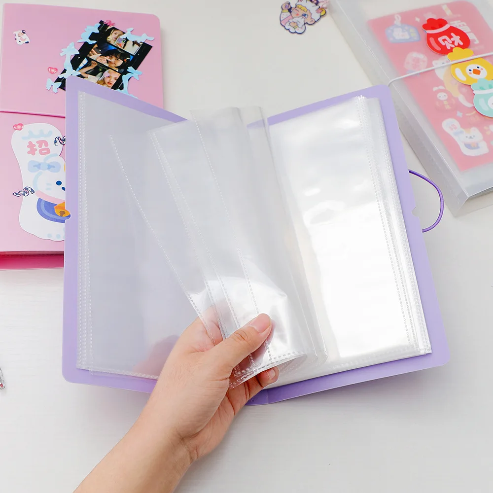 Jelly Color Travel Tickers Bookmarks Pockets Album Inner Sheets Pockets Photo Booth Album Photo Strips For Friend