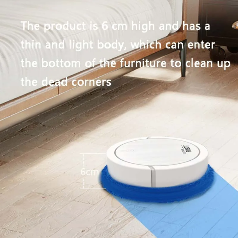 Home Floor Robot Household Automatic Cleaner Usb Rechargeable Smart Vacuum Cleaner