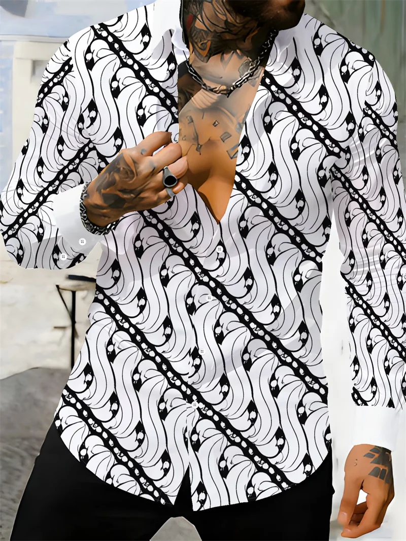 New black and purple white butterfly glitter printed men's long sleeved shirt for parties, slim fit casual shirt