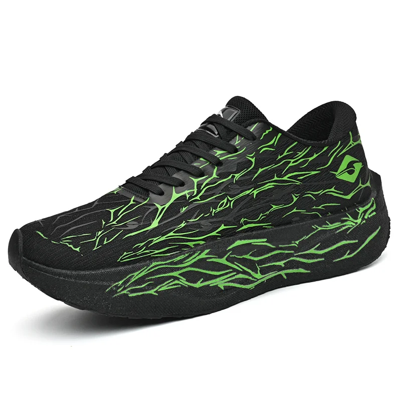 

Waterproof leather upper, fleece-lined sports shoes for men - Winter lightweight shock-absorbing soft sole running shoes, studen