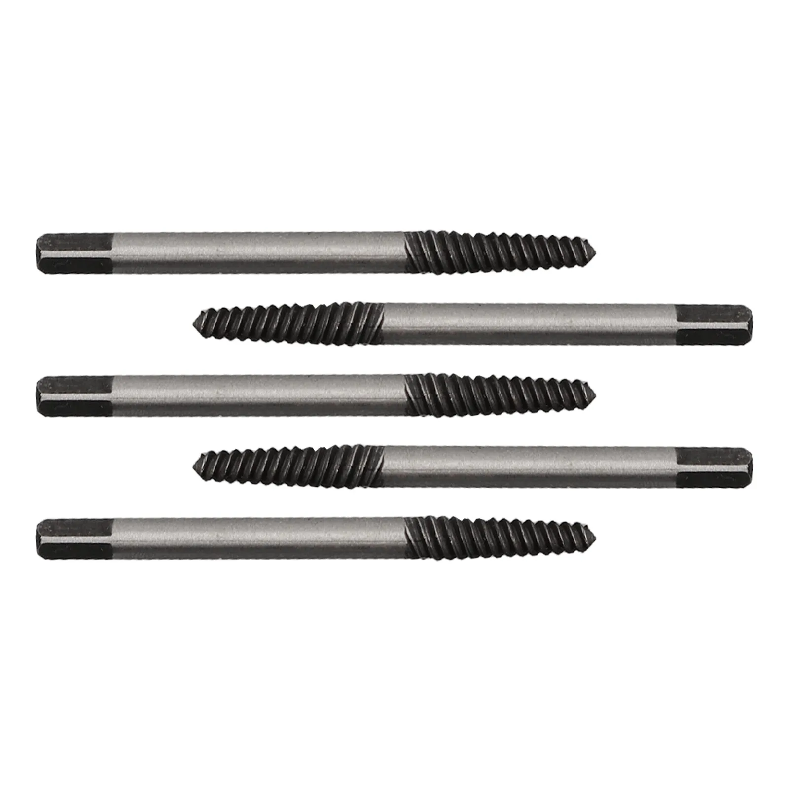 5 Piece Damaged Bolt Remover Set Screw Extractor Drill Bits for Efficient Removal with Left Hand Thread Design