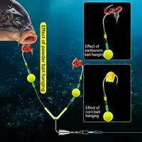 Double Hook Fishing Hair Rigs Hook Anti Bottom Carp Rigs Suspension Equipment Carp Fishing Hook Ready Made Fishing Lure 5