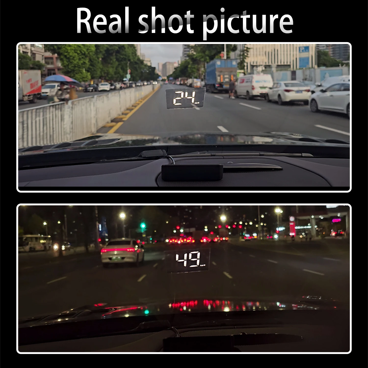 

Car Digital Speedometer M2 HUD Head Up Display Speed Meter KMH/MPH USB Cable Plug & Play GPS hud Car Windshield Projector