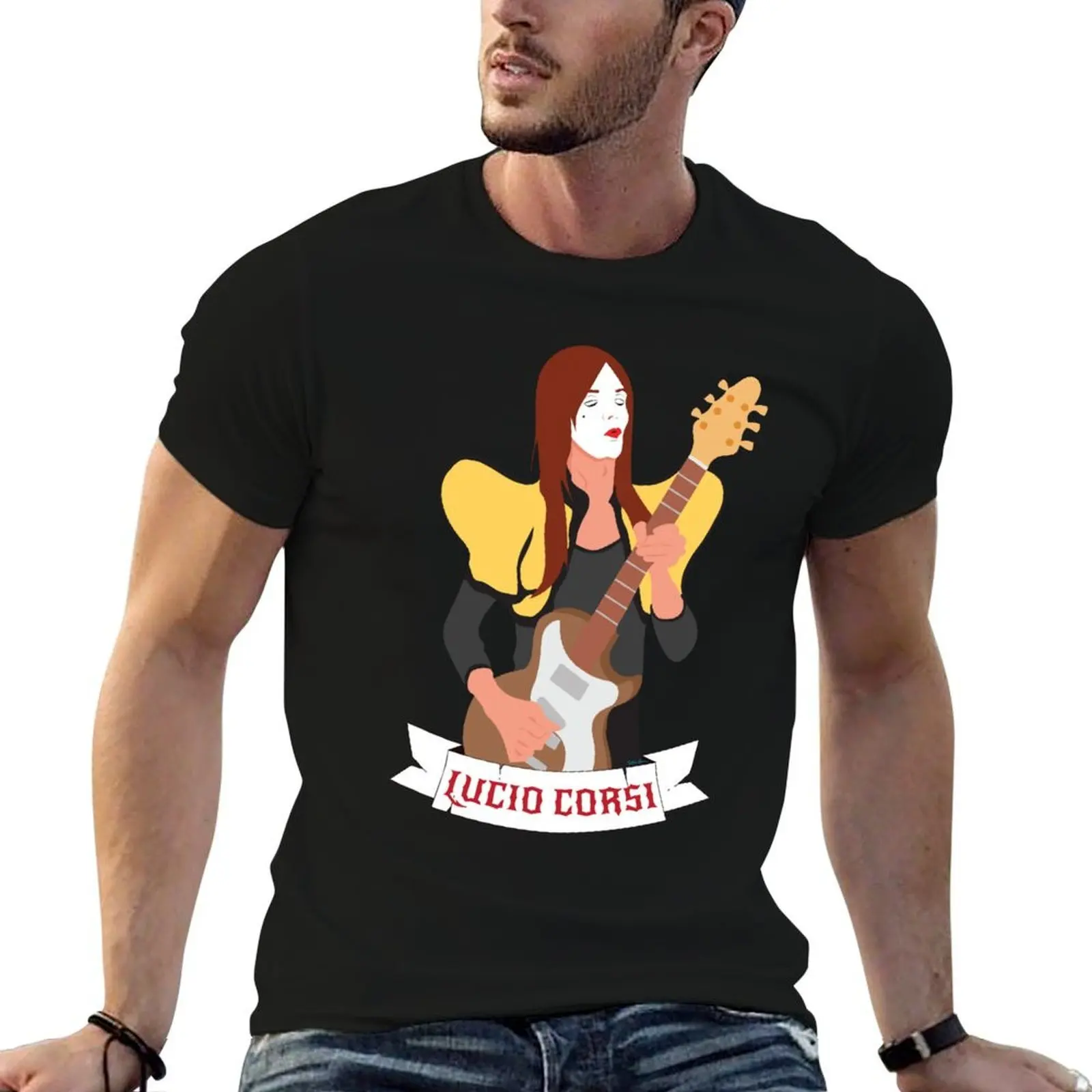

Lucio Corsi T-Shirt cotton t shirts man 100% cotton t shirts high quality t shirt personalised T-shirt