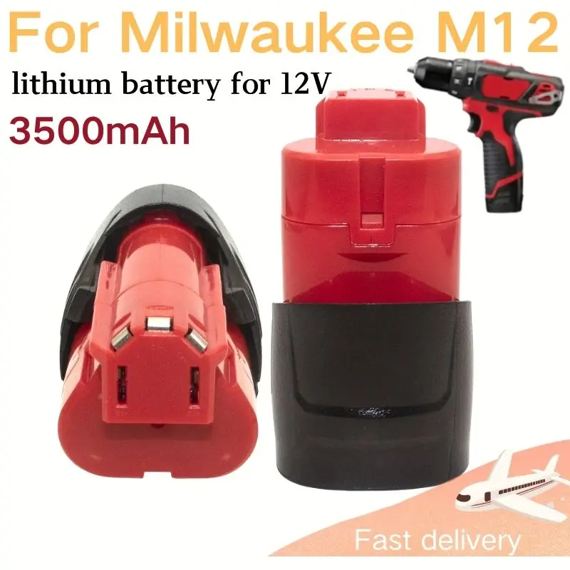 

Аккумуляторная батарея 12 В 3500 Ач для Milwaukee M12 XC 48-11-2402 48-11-2411