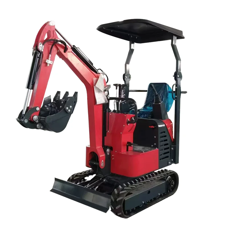 Aangepaste China minigraafmachines 1,2 ton multifunctionele graafmachine Fabrikanten kleine graafmachine met gratis emmer in de uitverkoop