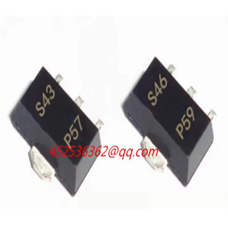 10pieces/lot Silk screen S43 S46 SOT89 Patch transistor PBSS5350X PBSS4350X new genuine