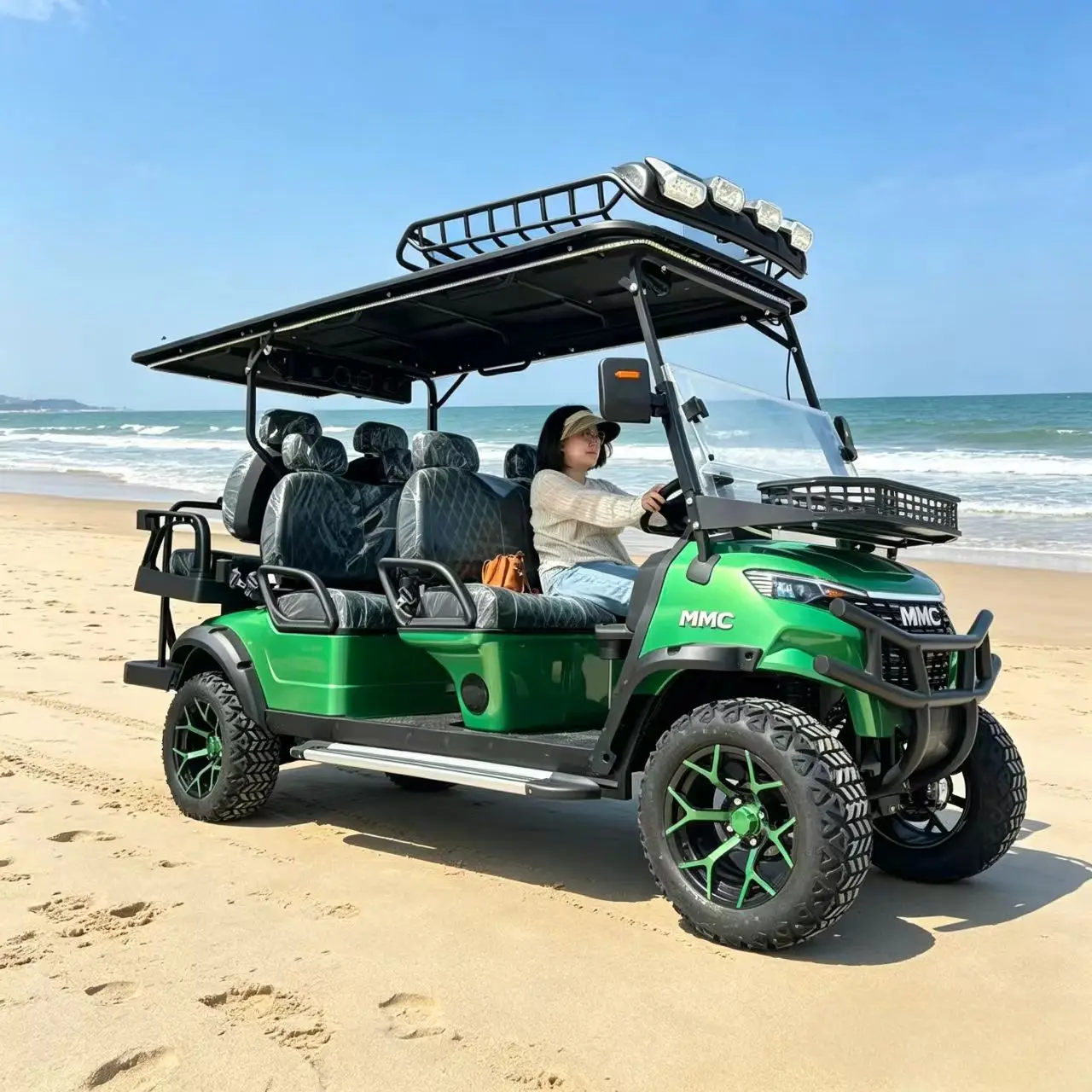 MMC 4x4 Fournisseur Fiable 2 4 6 8 Places 48V/72V 4000W/7500W Véhicule de Chasse Voiture de Tourisme Scooter Chariot de Golf Électrique
