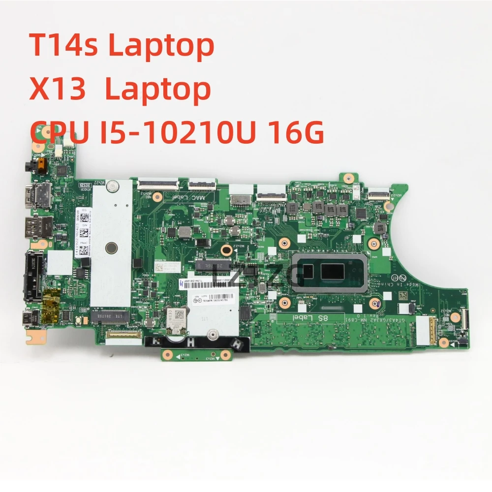 

Материнская плата для ноутбука Lenovo ThinkPad T14s/X13, десктопная материнская плата CPU I5-10210U UMA 16G 5B20Z45786