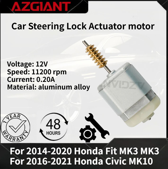 

For 2014-2020 Honda Fit MK3 MK3/Civic MK10 2016-2021 AZGIANT Car Steering Lock Actuator motor Brand new high-quality parts OEM