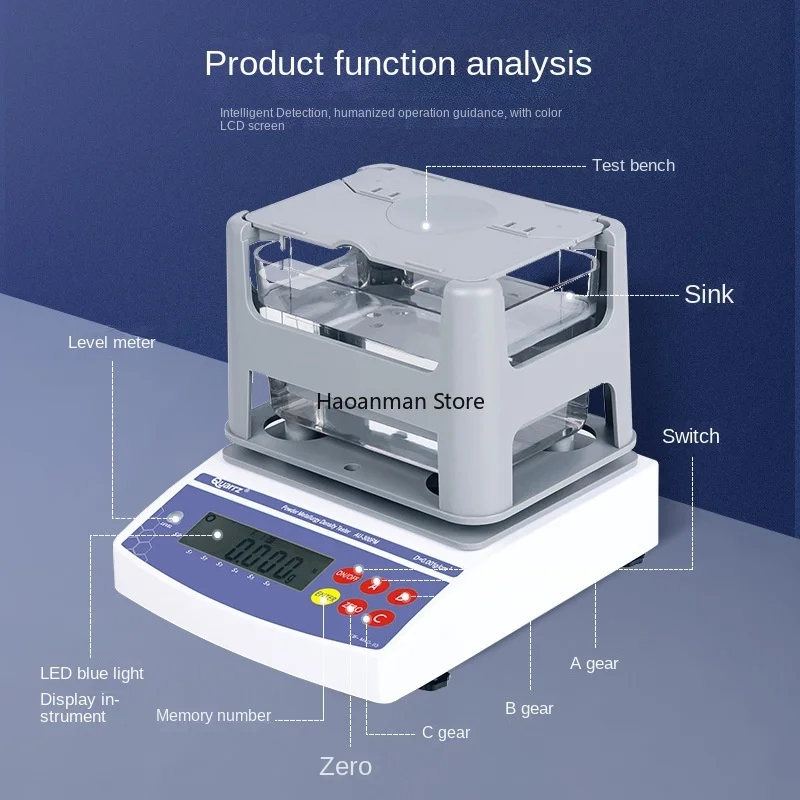 Ceramic raw material density meter, alumina zirconia silicon carbide density meter, ceramic sintering porosity density meter