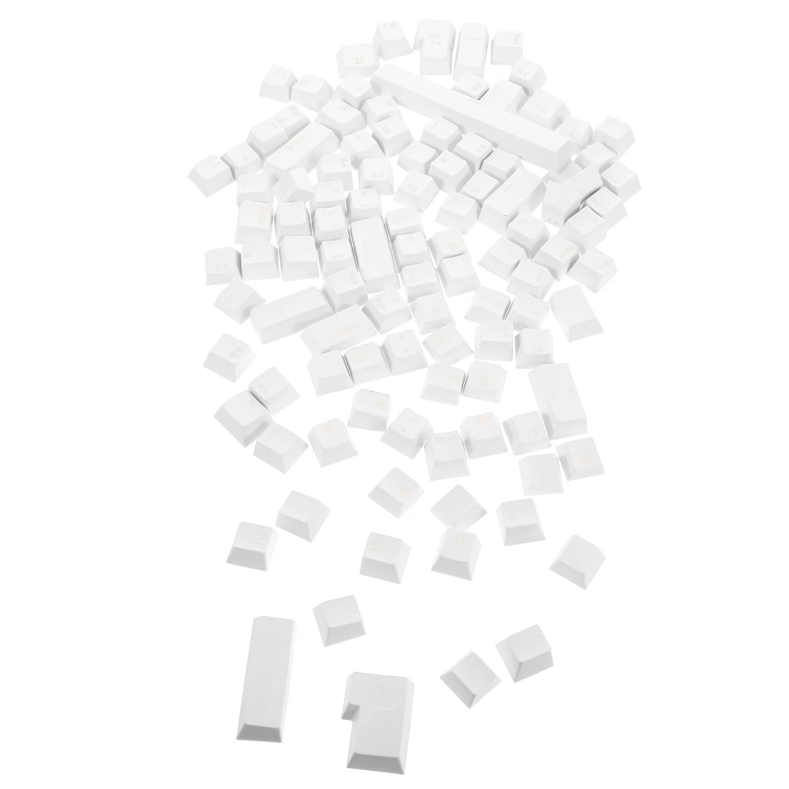 

1Set Pbt Double Injection Keycaps Portable DIY Mechanical Keyboard Accessory Stylish Gaming Keycap Unique Design