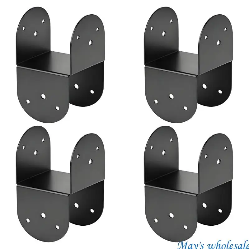 Strong Metal Column Mooring Brackets Set for Pergolas Sheds & Outdoor Structures 448A