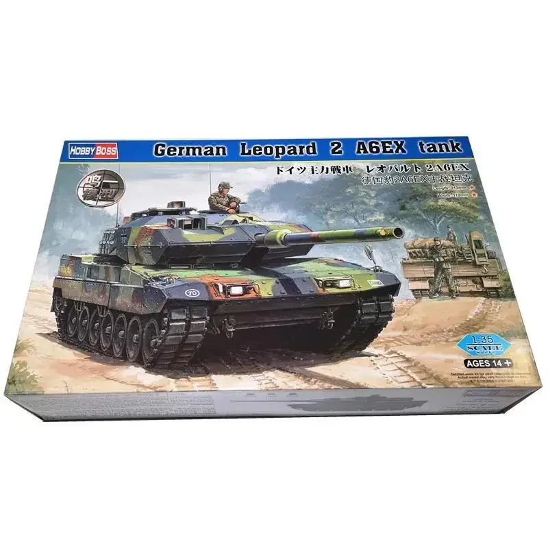 Hobbyboss 82403 1/35 독일 Leopard 2 A6EX 탱크 조립 모델 구축 키트 성인용 취미 장난감 컬렉션