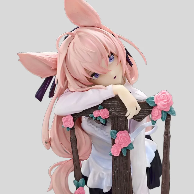 アニメガールオーナメントウサギフロバ椅子ひざまずき姿勢アクションフィギュアおもちゃ子供男の子誕生日ギフト美しいモデル