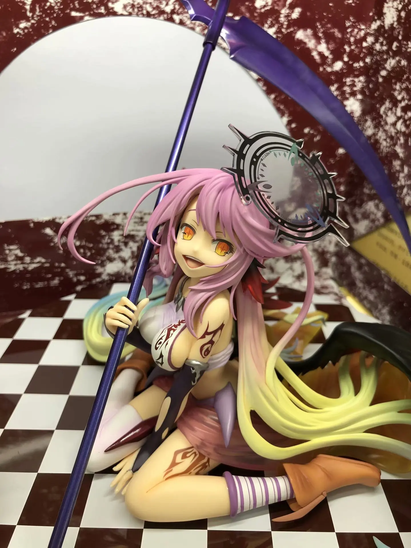 13 cm. No Game No Life: Zero, Azriel, Shiro, Jibril, versión Great War, esc