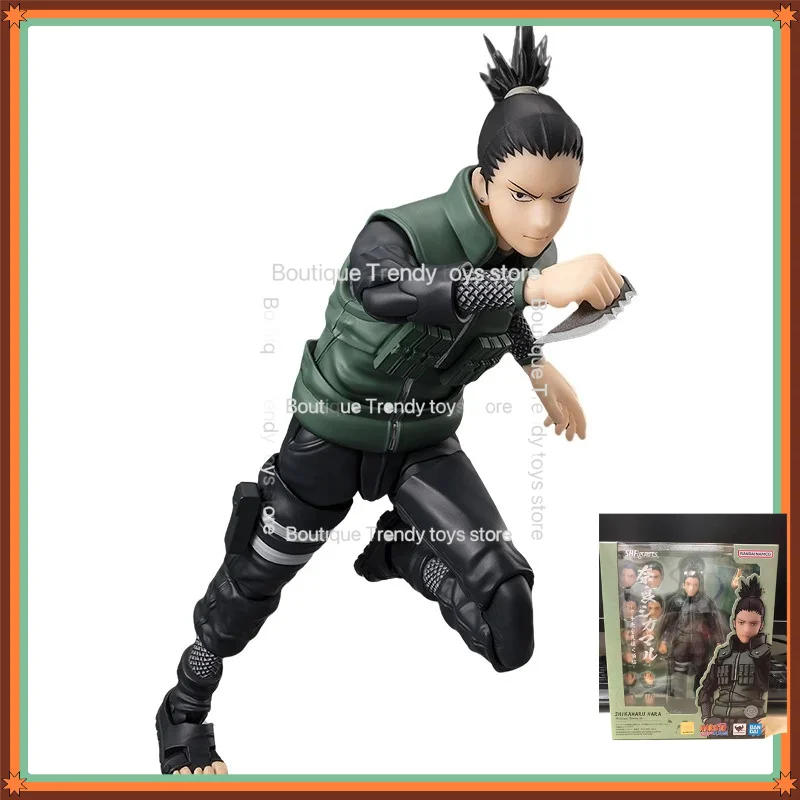 

Bandai Genuine SHF Nara Shikamaru Brilliant Strategist NARUTO Anime Action Figure Collectible Model Toy Ornament Gift