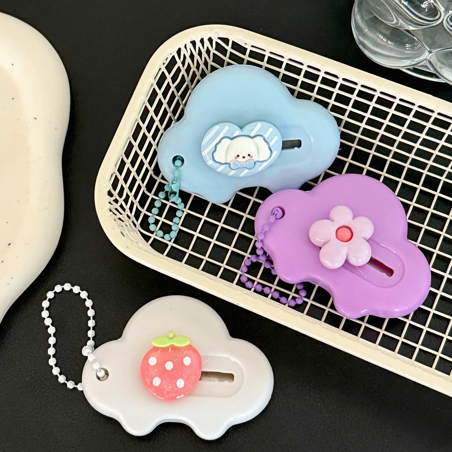 3 pezzi creativi e carini per lo styling dell'auto, coltello da taglio per carta da ufficio per studenti, scatola aperta portatile, piccola lama