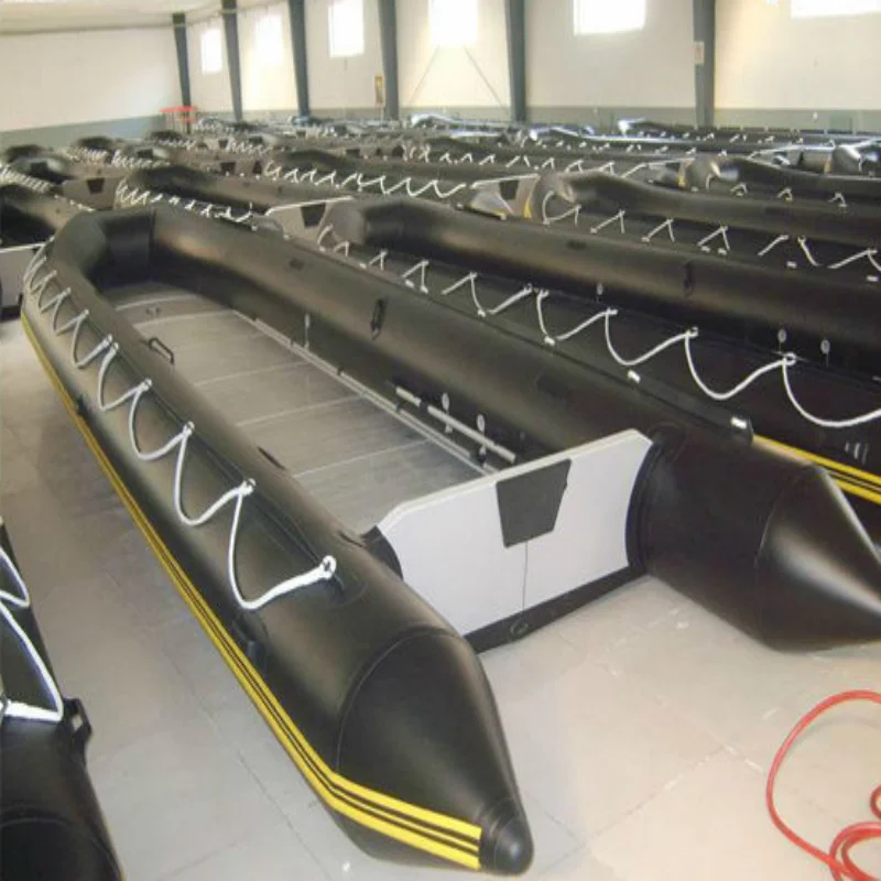 يخت رياضي PVC قابل للنفخ يتسع لـ 2-4 أشخاص قارب كاياك مع مجاديف ألومنيوم ومحرك خارجي #3