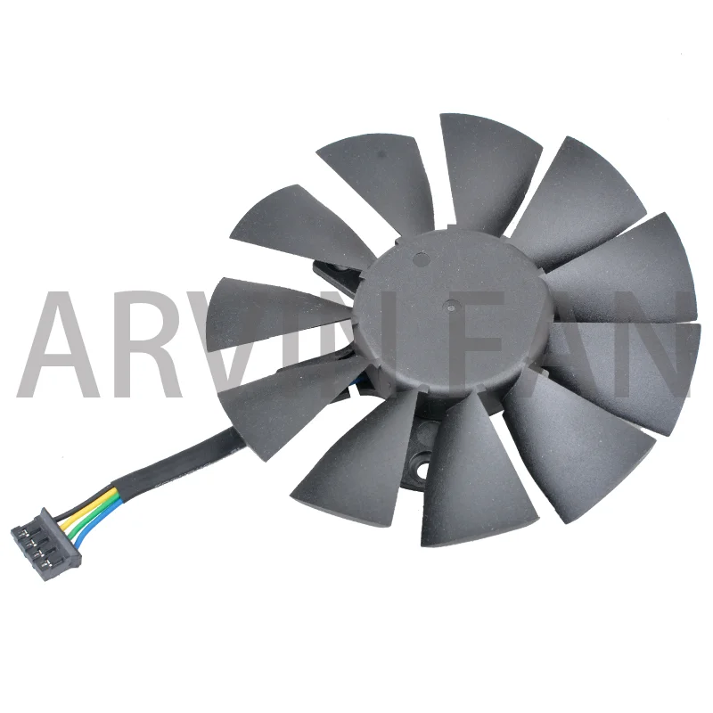 Brand New Original FD7010H12S DC12V 0.35A 75mm Diameter 40mm Hole Pitch 4pin Cooling Fan For Graphics Card