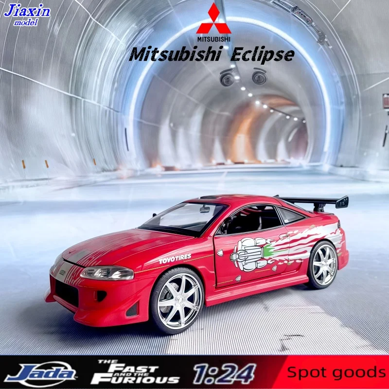 

Редкая модель автомобиля из сплава JADA 1/24 — коллекция моделей Mitsubishi Eclipse Speed and Passion из серии в качестве статического подарка