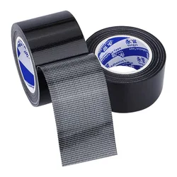 Black Heavy Duty Duct Cloth Tape Waterproof Tear-Proof Strong Adhesive Home Floor Adhesive Hairpin Mulch Decoration Protection