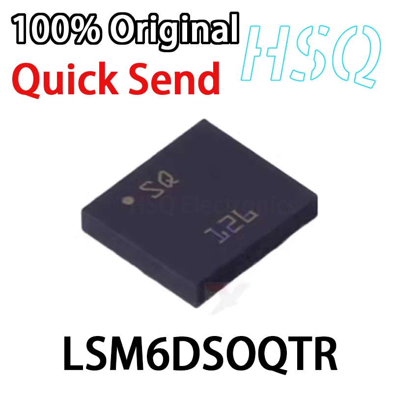 1PCS Original Genuine LSM6DSOQTR LSM6DSOQ LGA-14 IMU Inertial Measurement Unit Chip Direct Shooting