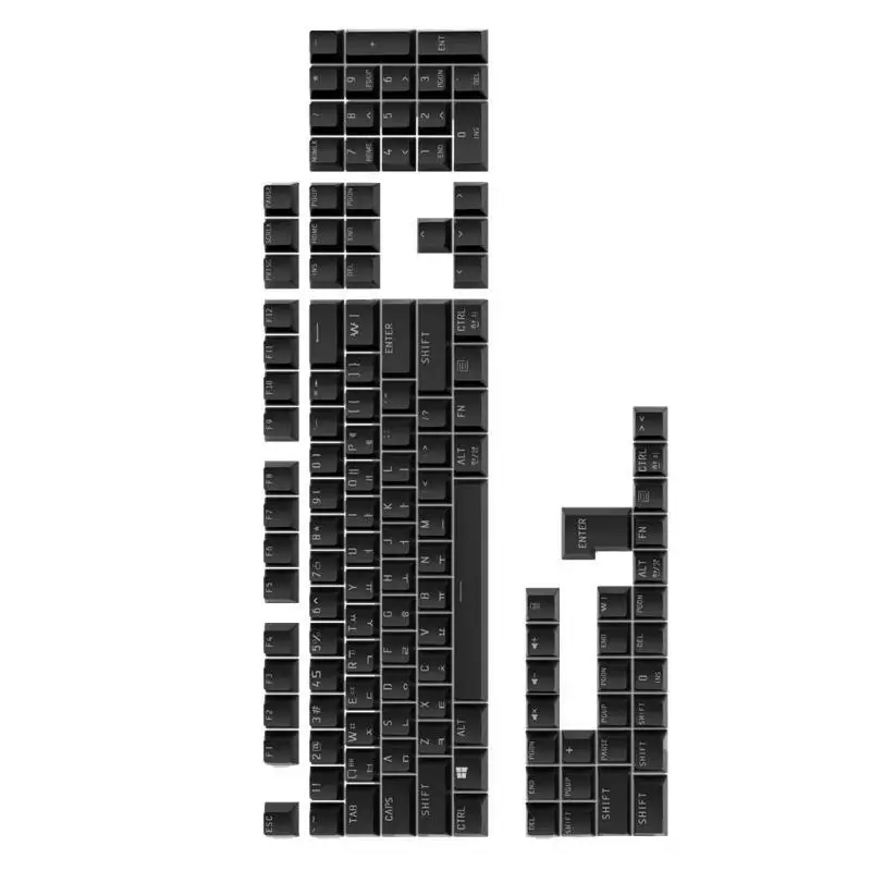 R53C Unique Korean Keycaps Theme OEM Profile Keycaps Quality ABS Material Keycaps