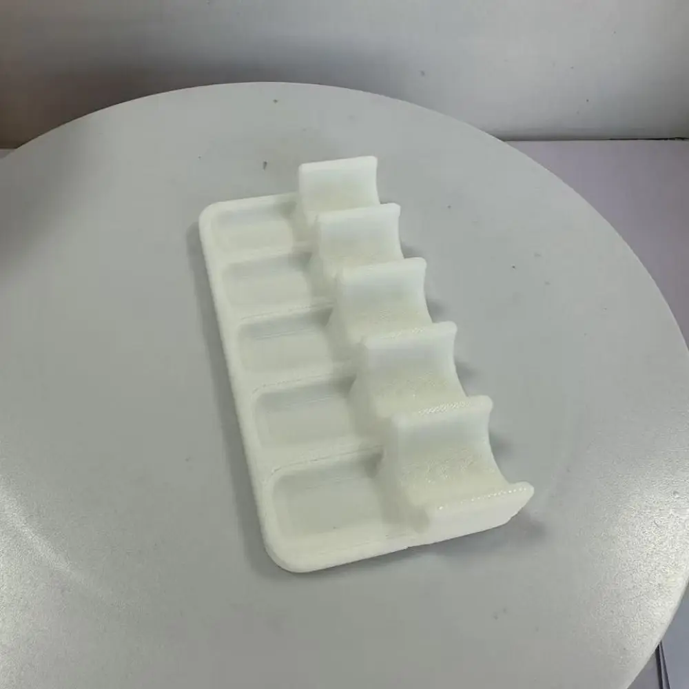3D Printed Plastic Brush Holder Durable Lightweight Painting Brush Rest Holder Space-Saving Portable Brush Storage Box