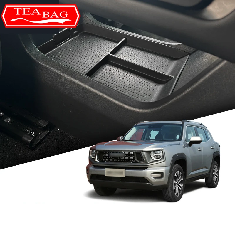 

For Haval Dargo 2nd Gen 2024 2025 Car Styling Under Center Console Organizer Storage Box Interior Storage Box Auto Accessories