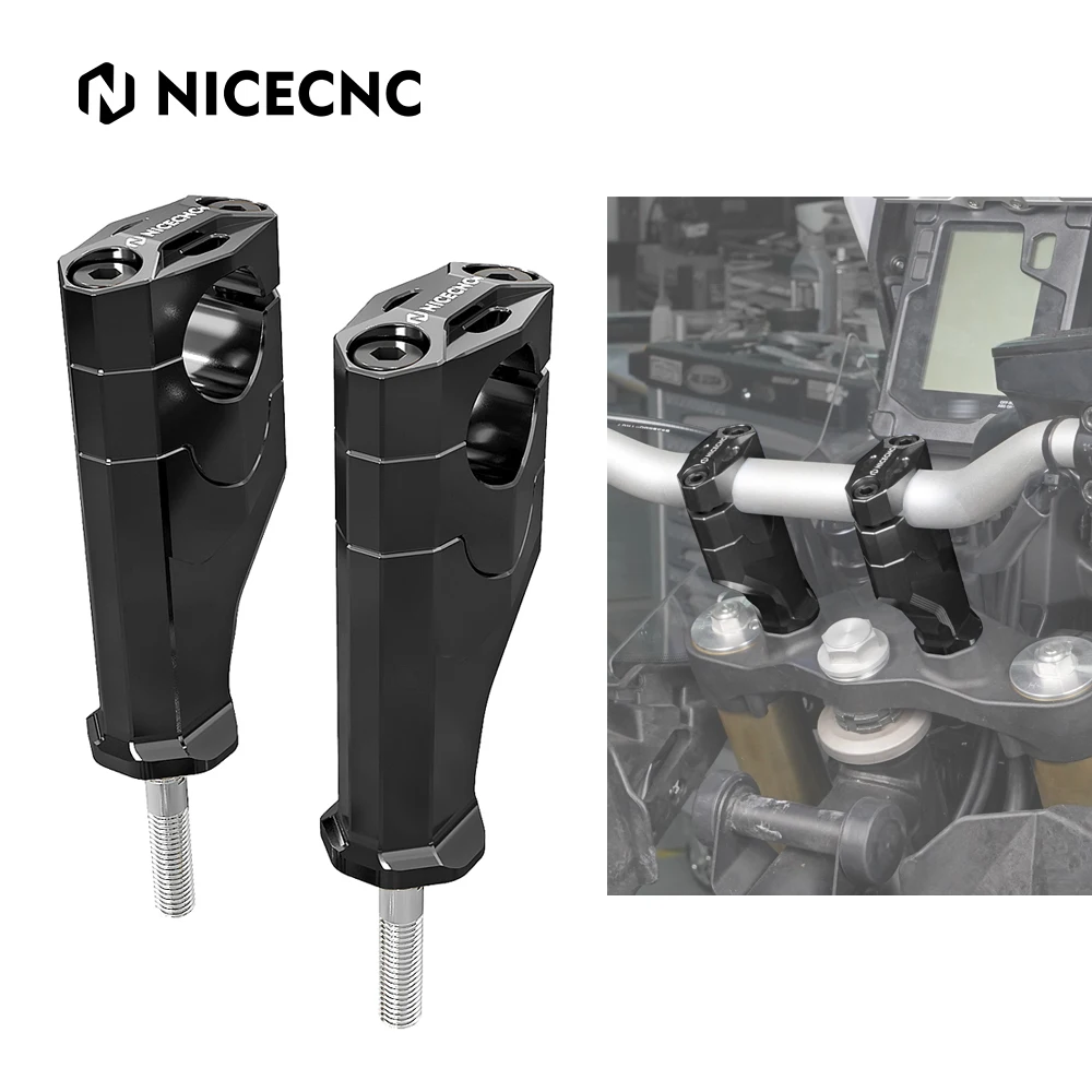 

NICECNC Motorcycle Handlebar Risers for Yamaha Tenere 700/Rally XTZ700 2019 2020-2024 Tenere 700 World Raid 2022