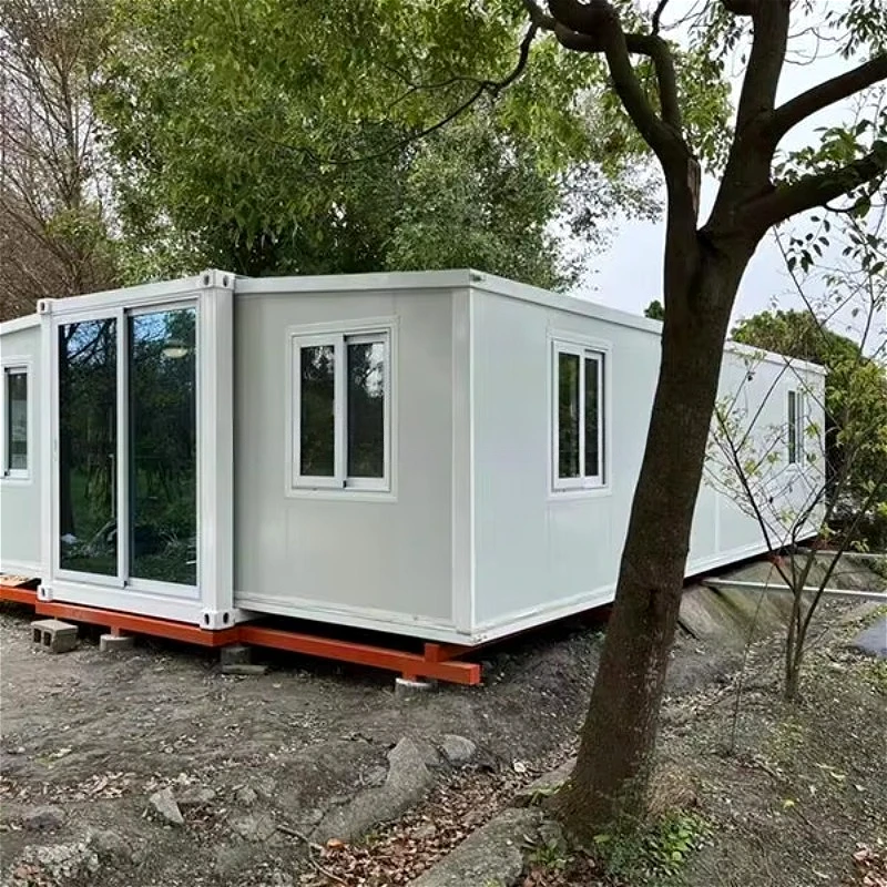 Ready Made Sandwich Panel Container House with Mobile Home 20ft 40ft 3 Bedrooms Fireproof Thermal Break