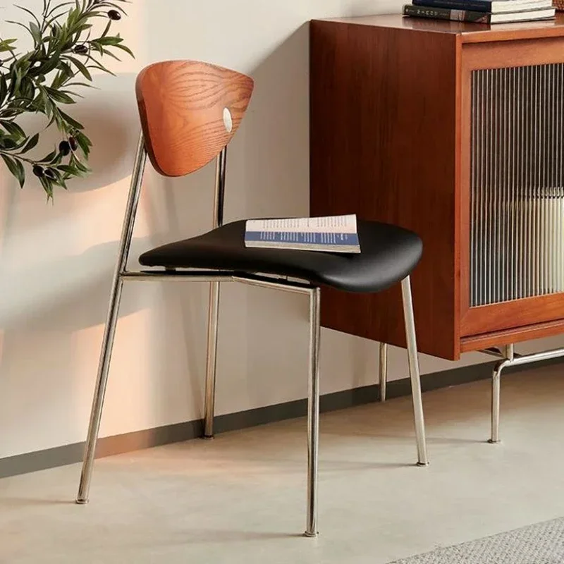 Sillas de Comedor modernas de estilo nórdico, dos piezas, sillas de Comedor de cocina de lujo, dormitorio, diseño minimalista, muebles para el hogar, Silla Comedor LLDC