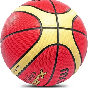 Basketball XJ1000 Size 6, 7 Internal Training/External Leather Basketball PU Resistant Wear 12 Main Basquet Sales - №6