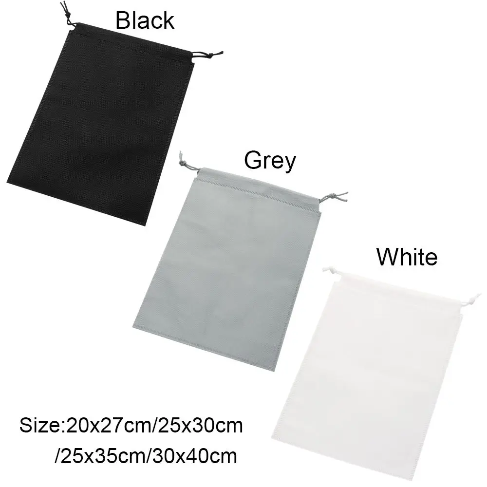 Drawstring Pocket Clothing Organizer Dust-proof Shoes Storage Non-woven Drawstring Bags Storage Bag