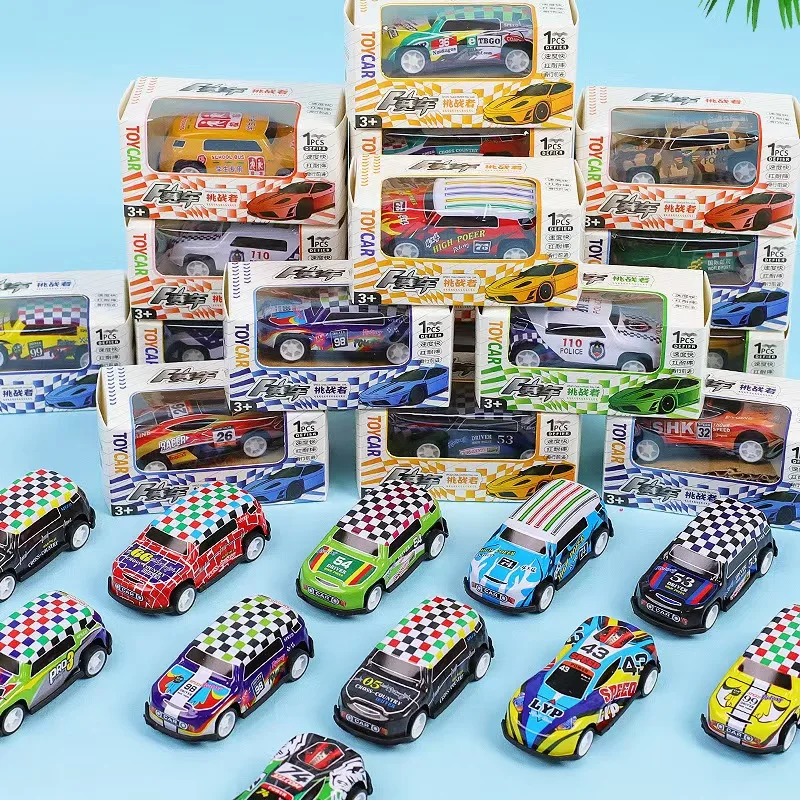 Children's toy car set gift box burst Jai Ai car inertia mini racing model