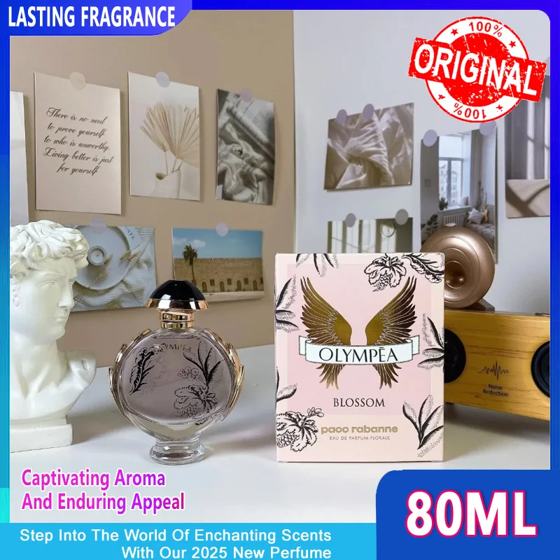 Flor de diosa caliente 80ml Rabanne Olympea flor nicho fragancia Perfumes de alta gama Perfume Ligero Body Spray regalos