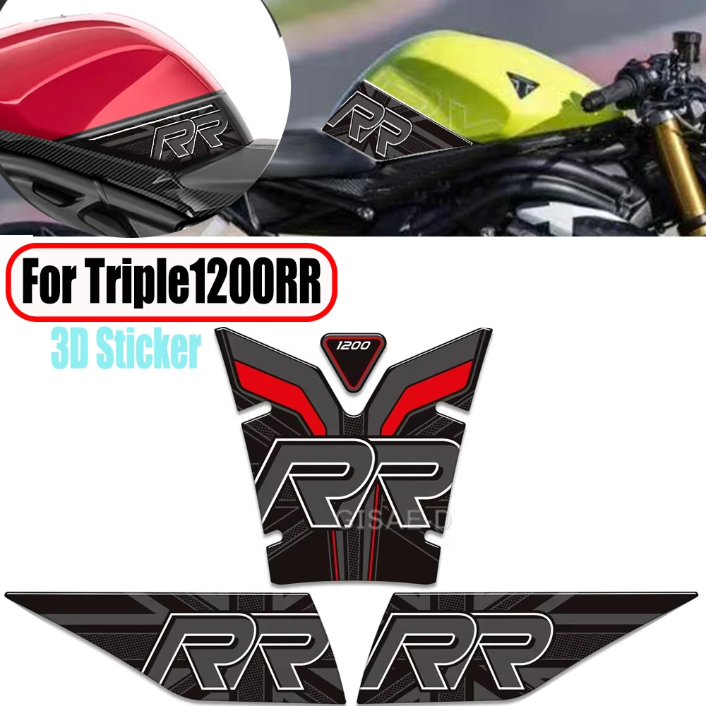 For Triumph Speed Triple 1200RR 1200 RR 2019 - 2023 Decal Protection Kit Motorcycle Accessories Tank 3D Sticker New