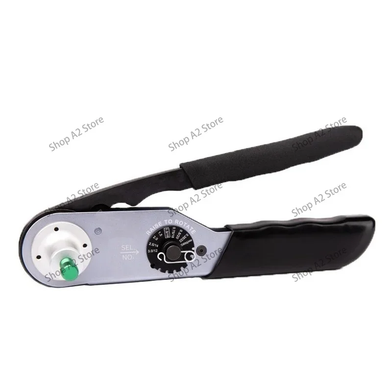 Replacement Crimper HDT‑48‑00 Solid Contacts Crimping Tool, Wire Range 12‑22AWG